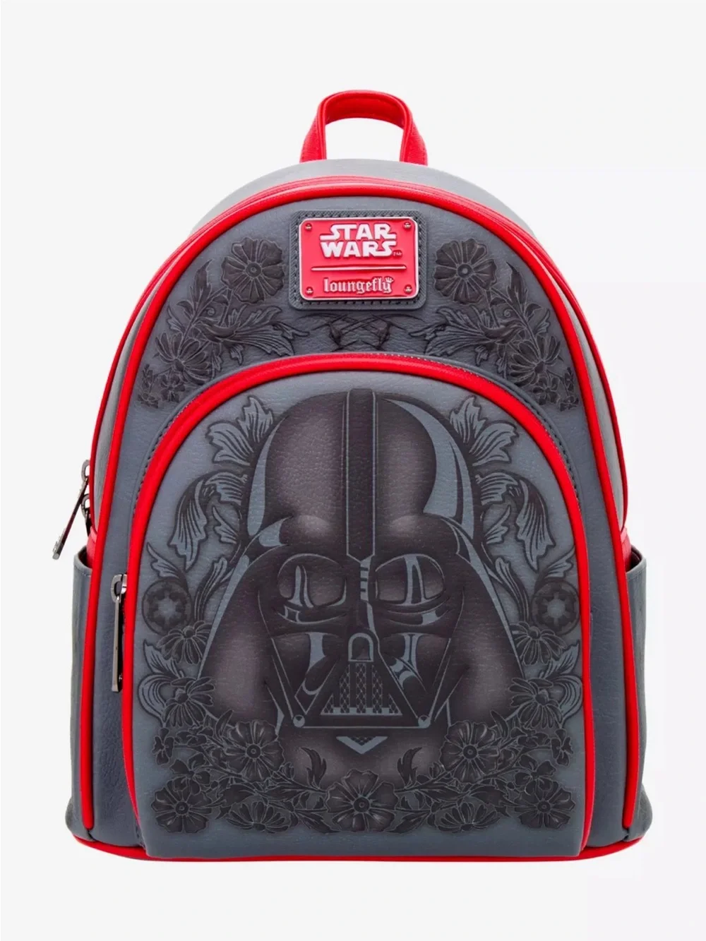 Loungefly Star Wars Darth Vader Embossed Floral Mini Backpack & Wallet & Charm